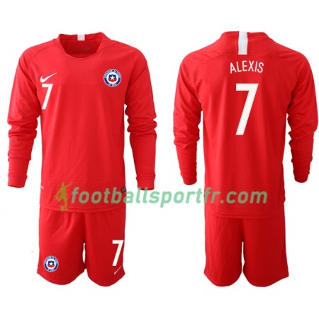 Tenue Chili ALEXIS 7 Enfant Domicile 2018-2019 Maillot de Foot ML